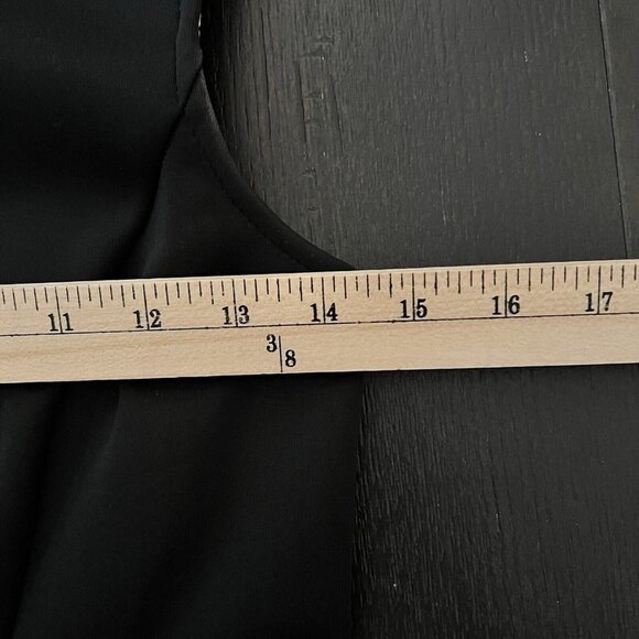 Theory 38 Slik Windsurf Scuba Dress Size 4 Black Athleisure Neoprene Half Zip - Picture 11 of 13